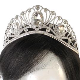 Rhinestones Oval Tiara