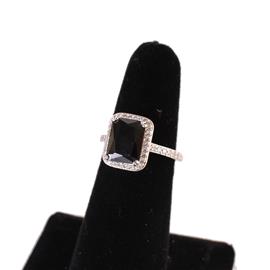 ""9" CZ Rectangle Ring "