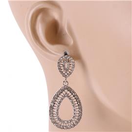 Crystal Casting Teardrop Earring