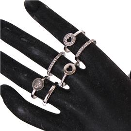 Round-Heart Multi Ring