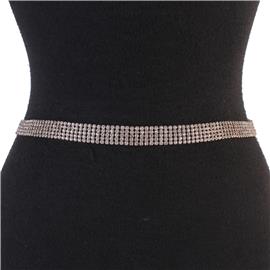 Rhinestone Chain Belt