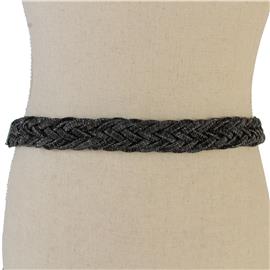 "1.1" Fashion Metalic Cord Belt"