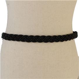 "0.8" Fashion Metalic Cord Belt"