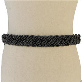 "1.3" Fashion Metalic Cord Belt"