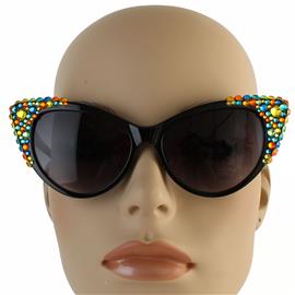 Cat Fashion Swarovski Sun Glasses