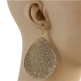 Rhinestone Teardrop Earring