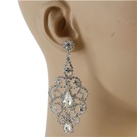 Rhinestone Teardrop Earring