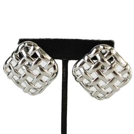 Metal Square Clip-On Earring