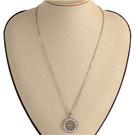 "Rhinestone "Q" Necklace "