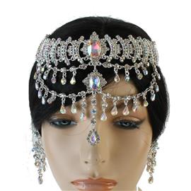 Crystal Drop Head Piece Set