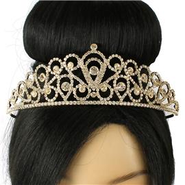 Rhinestones Tear Tiara