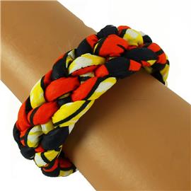 Fashion African Print Braid Bracelet