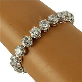 Cubic Zirconia Round Bracelet