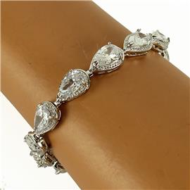 CZ Teardrop Bracelet