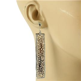 Metal Stones Dangling Earring