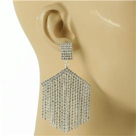 Rhinestones Fringeds Earring