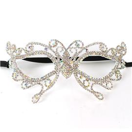 Rhinestones Butterfly Mask