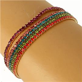 Rhinestones Multilayereds Bracelet