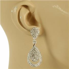 Rhinestones Teardrop Earring