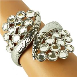 Crystal Metal Bangle