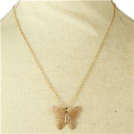 Butterfly Pendant Necklace