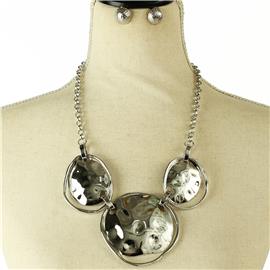 Metal Chain Necklace Set