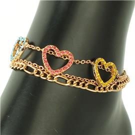 Heart Chain Anklet