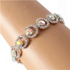 Rhinestones Round Bracelet