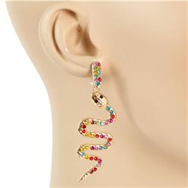 Metal Snake Earring