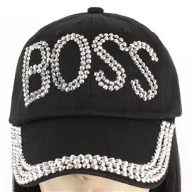 Rhinestone Boss Cap