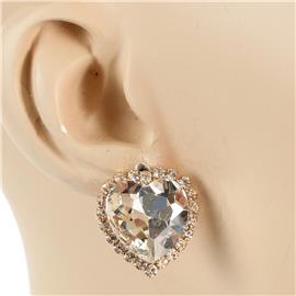 Crystal Heart Earring