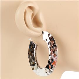 Metal Over Shape Earring