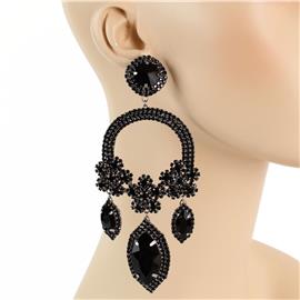 Rhinestone Chandelier Earring