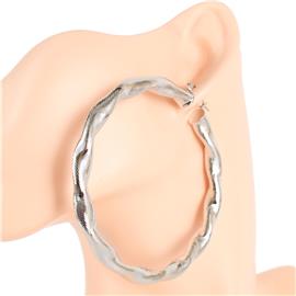 Metal Hoop Earring 80 MM