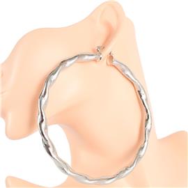 Metal Hoop Earring 100 MM