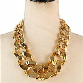 Fashion Big Link Necklace Set