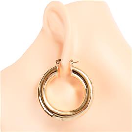 Metal Hoop Earring 40 MM