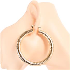 Metal Hoop Earring 60 MM