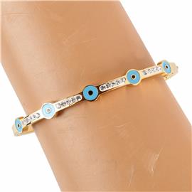 Stainless Steel CZ Bangle