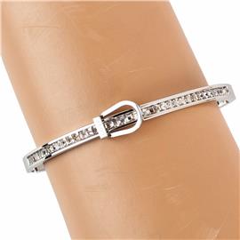 Stainless Steel CZ Bangle