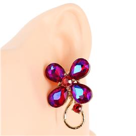 Clip On Crystal Earring