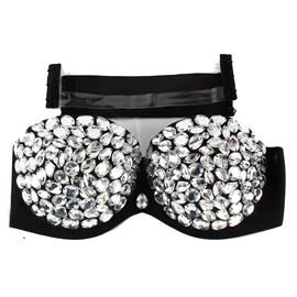 Fashion Crystal D Cup Bra Jewelry