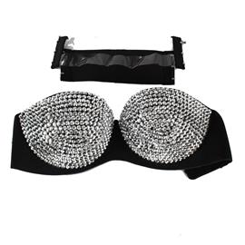 Fashion Crystal D Cup Bra Jewelry