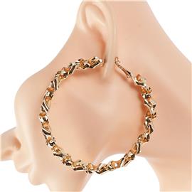 80 MM Metal Hoop Earring