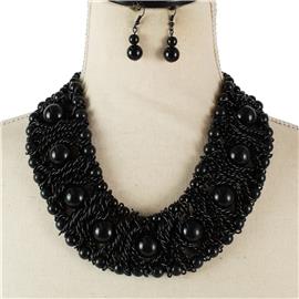 Fashion Bead Necklace Set