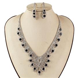 Rhinestones Necklace Set