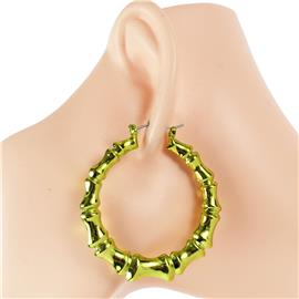 40 MM Bamboo Hoop Earring