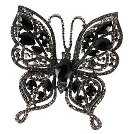 Butterfly Crystal Brooch