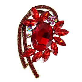 Crystal Brooch