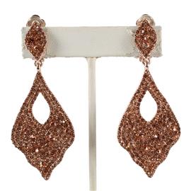 Clip On Crystal Earring